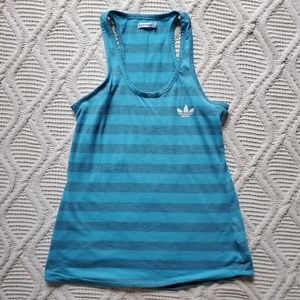 Adidas Women's Two Tone Blue Tank Top